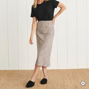 Jenni Kayne Leopard Slip Skirt